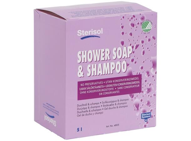 Dusjsåpe STERISOL Ultra Hair og Body 5L 